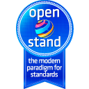 OpenStand128px blue Site Badge