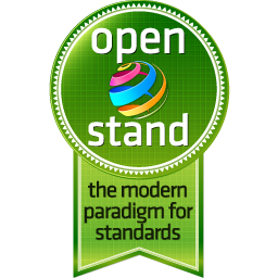 OpenStand 265px Green Site Badge