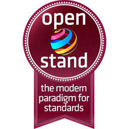 OpenStand 256px Magenta Site Badge